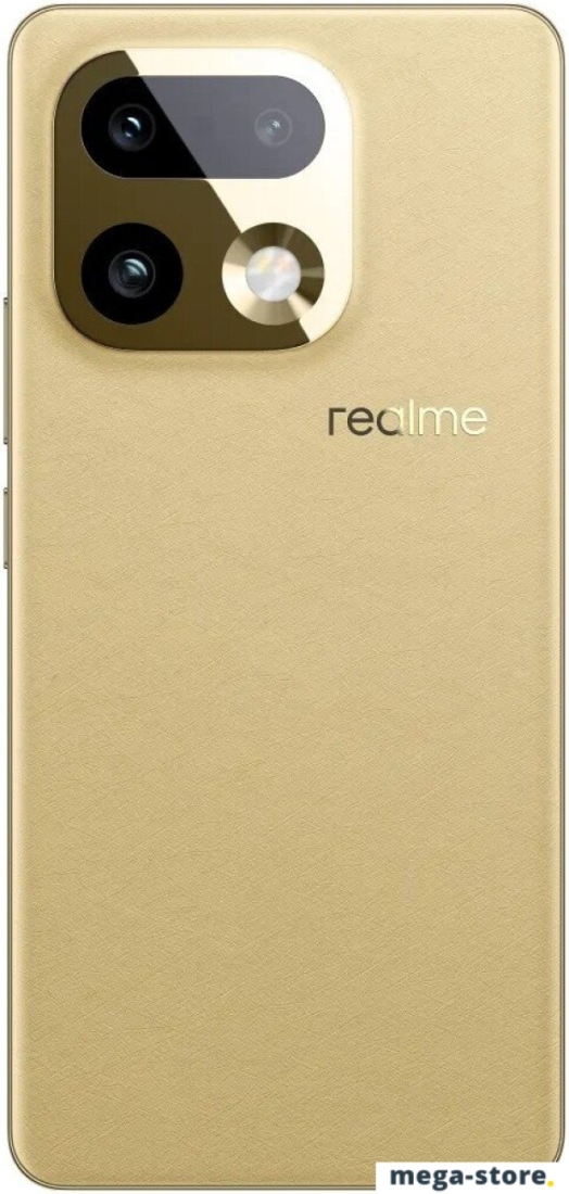 Телефон Realme 16 Pro+ 5G 12GB/256GB индийская версия (золотистый)