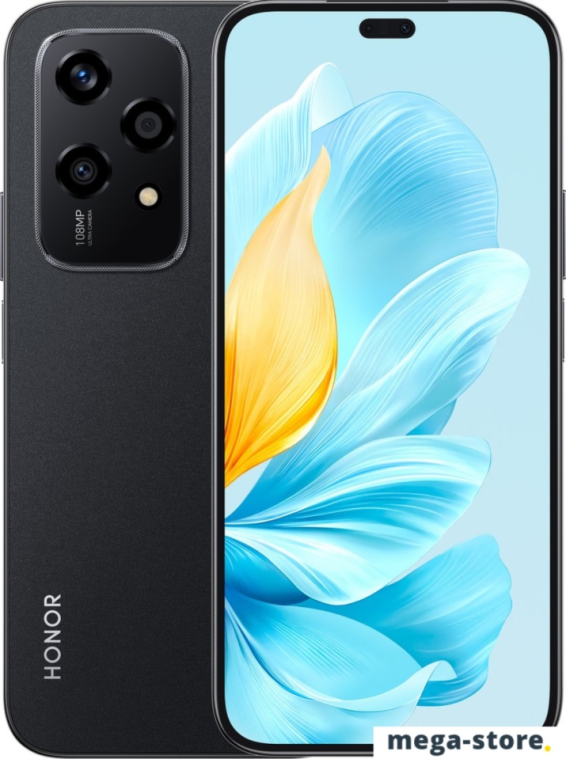 Смартфон HONOR 200 Lite 8GB/256GB международная версия (полночный черный)