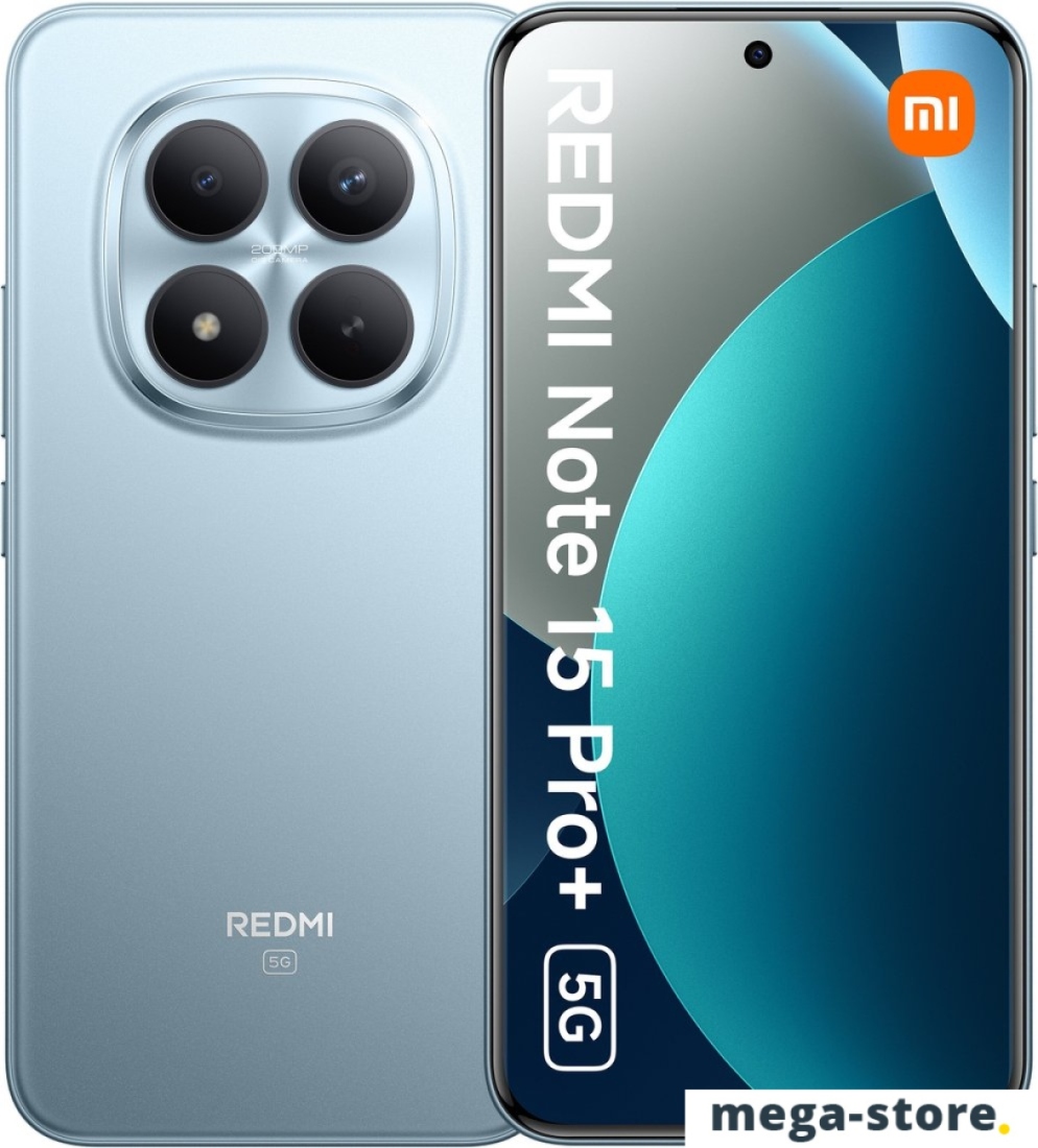 Телефон Xiaomi Redmi Note 15 Pro+ 5G 12GB/512GB международная версия (синий)