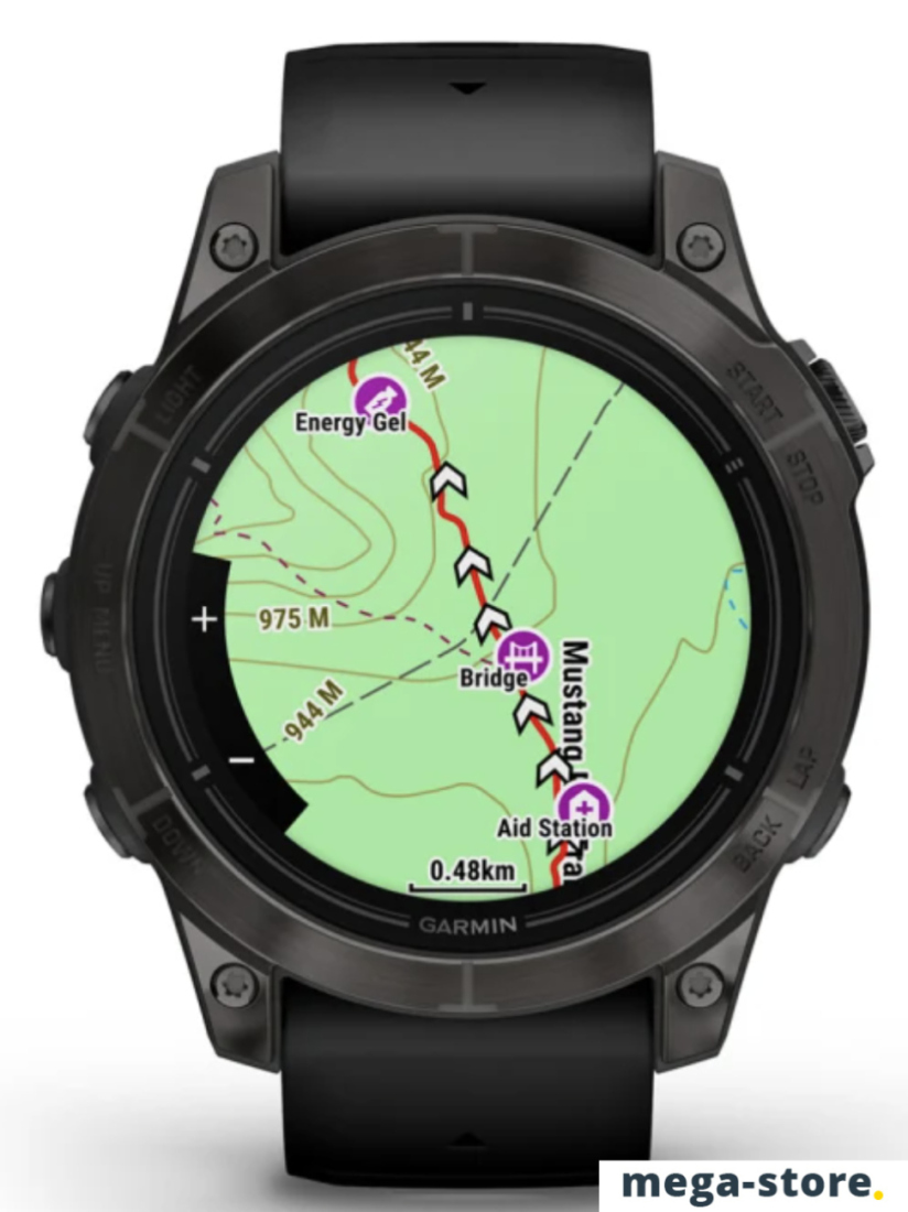 Умные часы Garmin Epix Pro Gen 2 Sapphire 47 мм (карбоново-серый титан/черный)