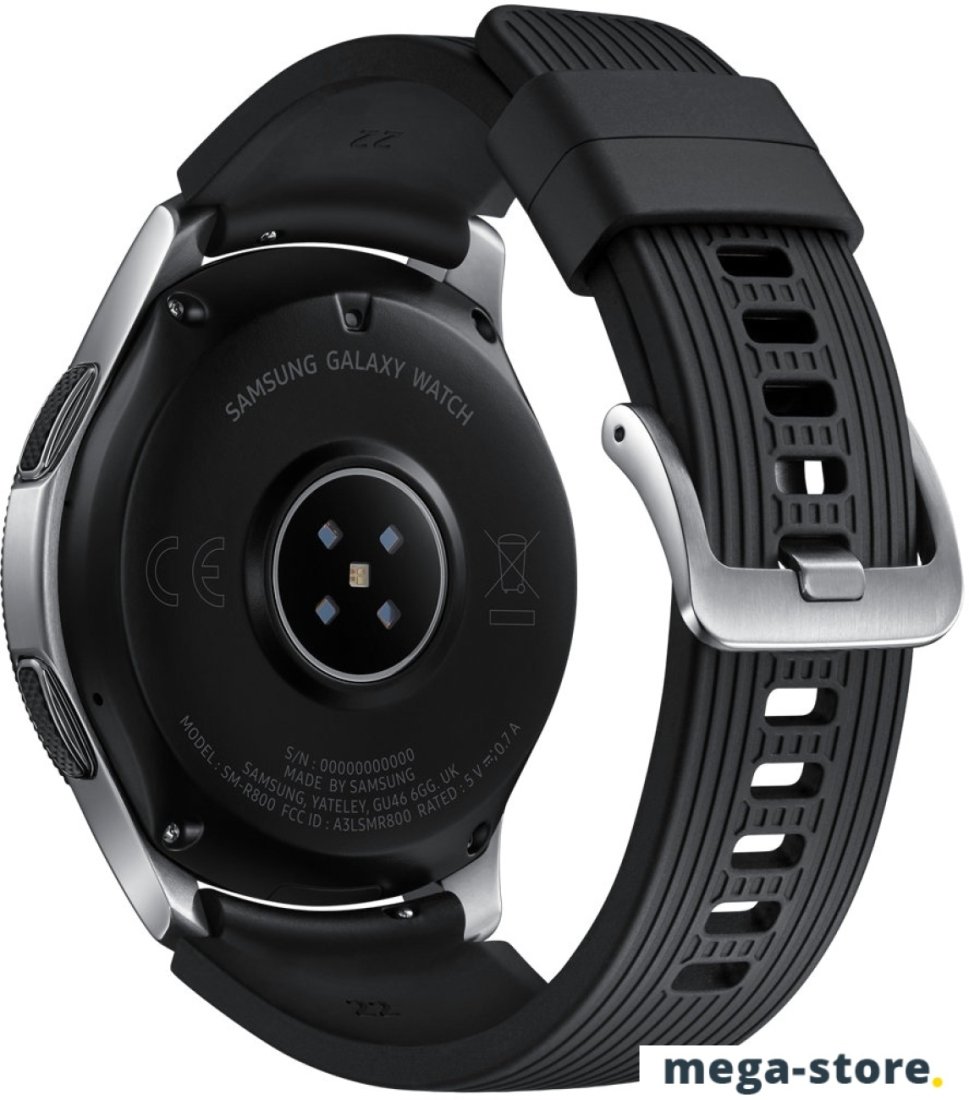 Умные часы Samsung Galaxy Watch 46мм (серебристая сталь)