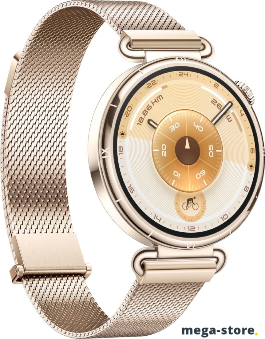 Умные часы Huawei Watch GT 6 41 мм (золотистый, с золотистым миланским браслетом, международная версия)