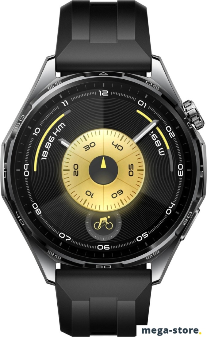 Умные часы Huawei Watch GT 6 46 мм (черный, с черным силиконовым ремешком, международная версия)
