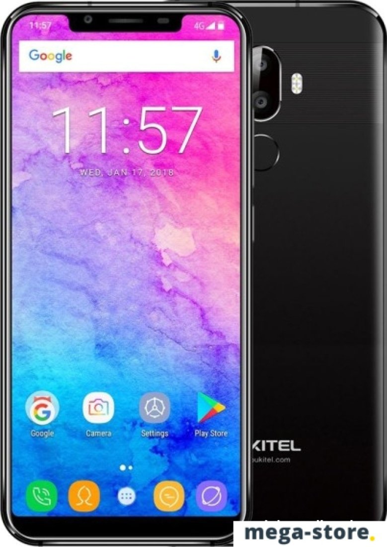 Смартфон Oukitel U18 (черный)