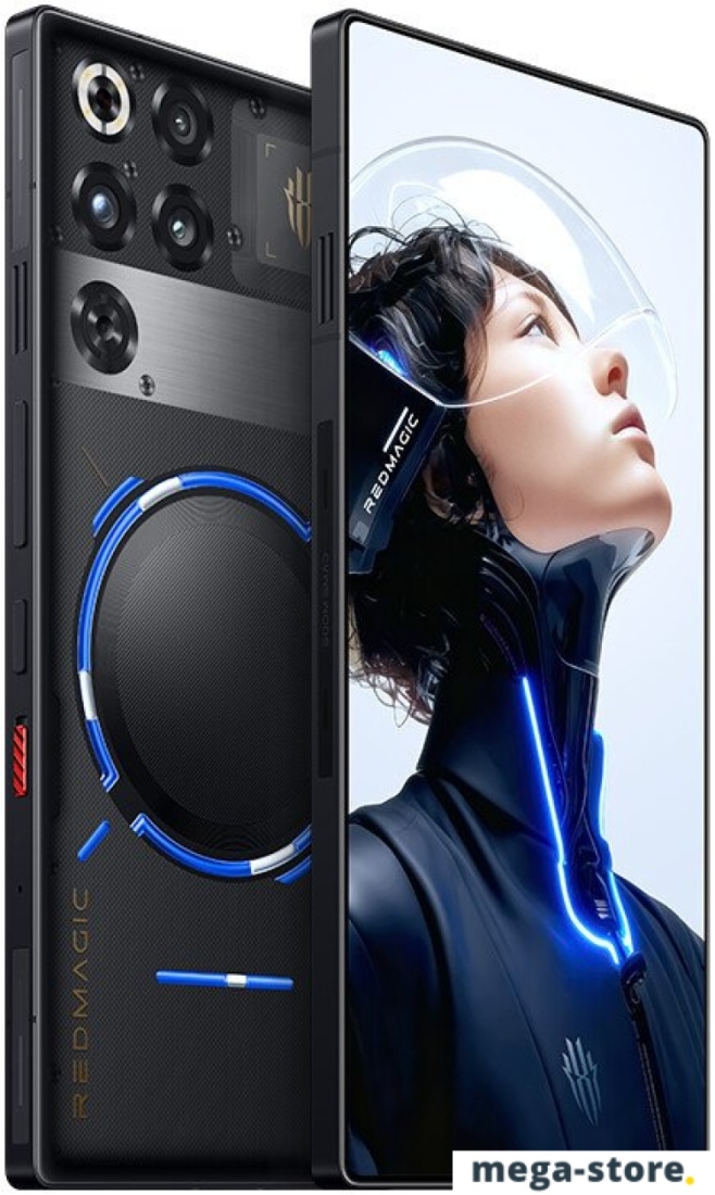 Телефон Nubia RedMagic 11 Pro 12GB/256GB международная версия (черный прозрачный)
