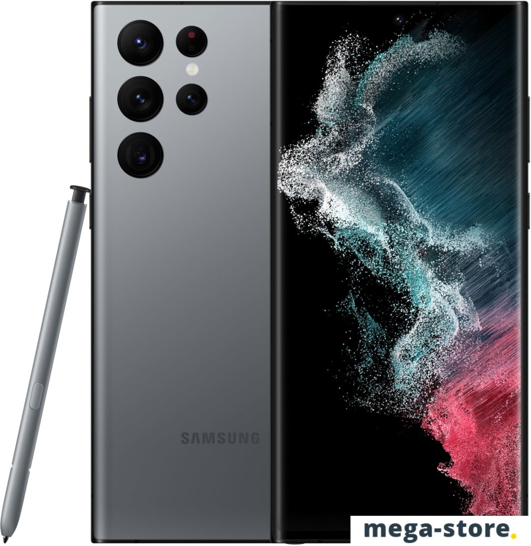 Смартфон Samsung Galaxy S22 Ultra 5G SM-S908B/DS 12GB/256GB (графитовый)