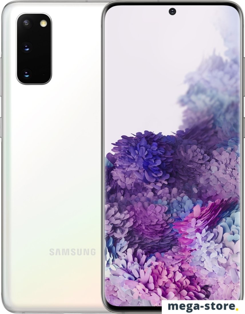 Смартфон Samsung Galaxy S20 SM-G980F/DS 8GB/128GB Exynos 990 (белый)