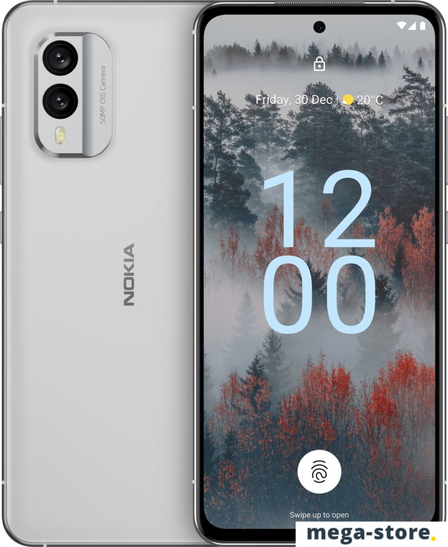 Смартфон Nokia X30 8GB/256GB (ледяной белый)