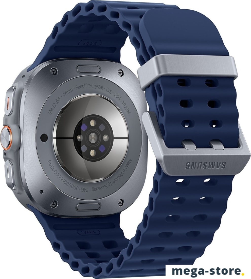 Умные часы Samsung Galaxy Watch Ultra 2025 47 мм LTE (синий титан)
