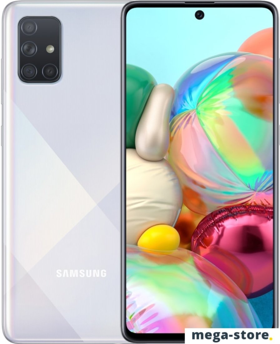 Смартфон Samsung Galaxy A71 SM-A715F/DSM 6GB/128GB (белый)