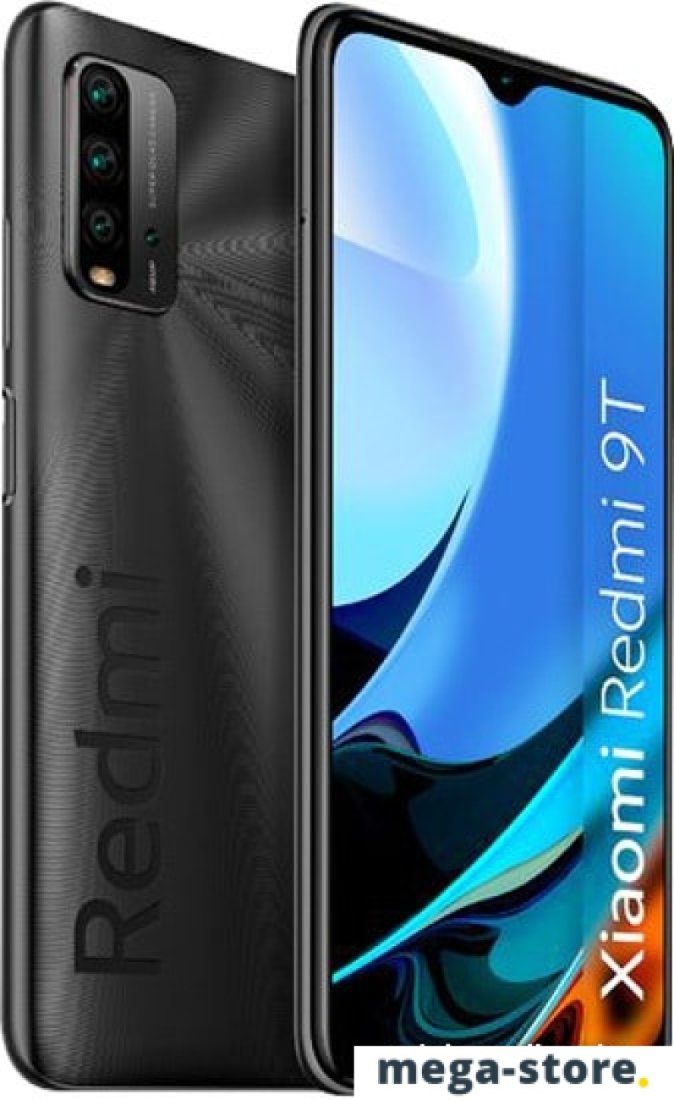 Смартфон Xiaomi Redmi 9T 4GB/128GB без NFC (угольно-серый)