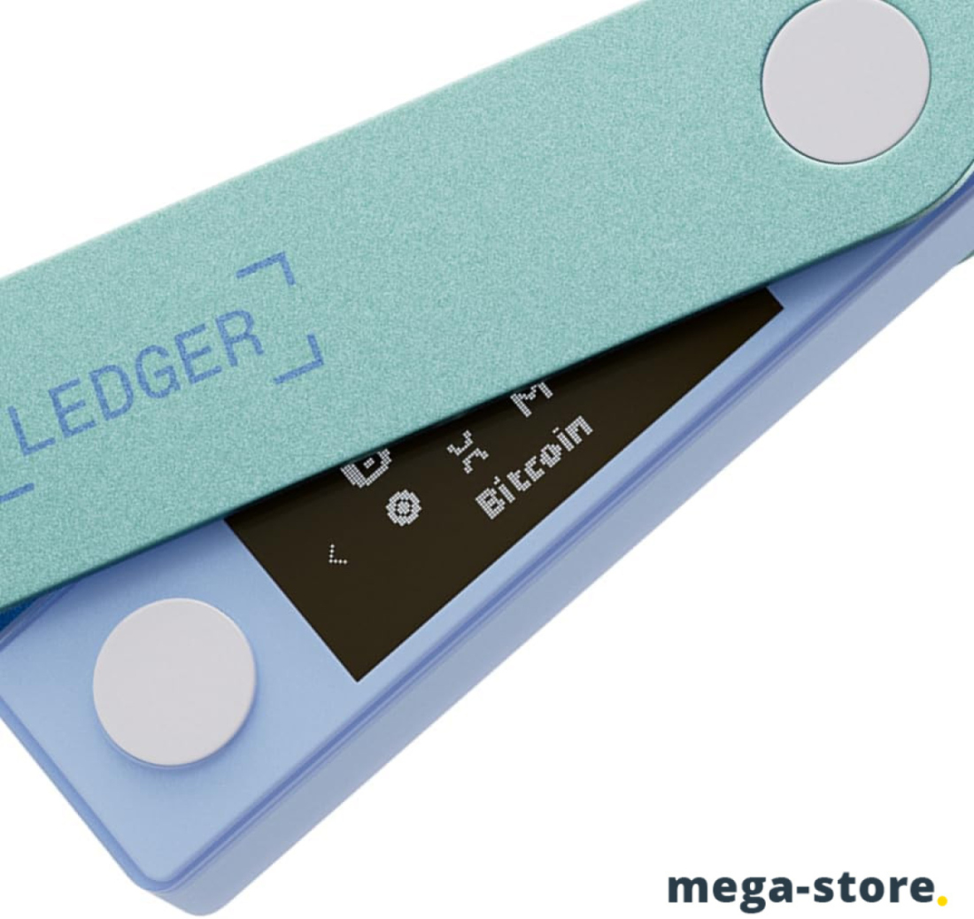 Аппаратный криптокошелек Ledger Nano X (пастельный зеленый)