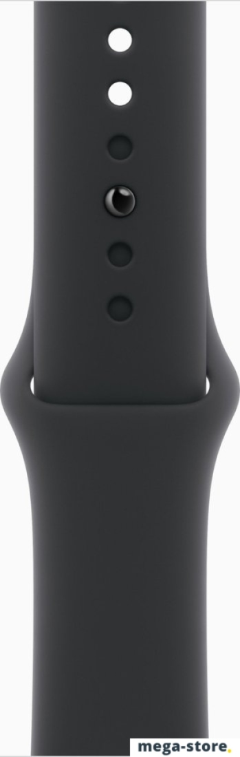 Умные часы Apple Watch Series 11 42 мм (алюминиевый корпус, черный/черный, спортивный силиконовый ремешок S/M)