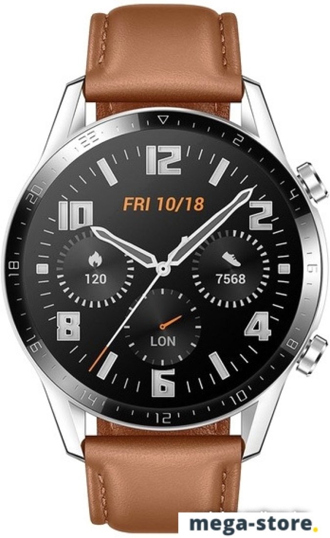 Умные часы Huawei Watch GT2 Classic Edition 46 мм (коричневый)