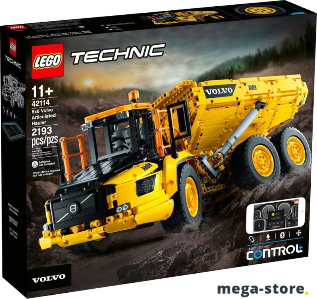 Конструктор LEGO Technic 42114 Самосвал Volvo 6х6