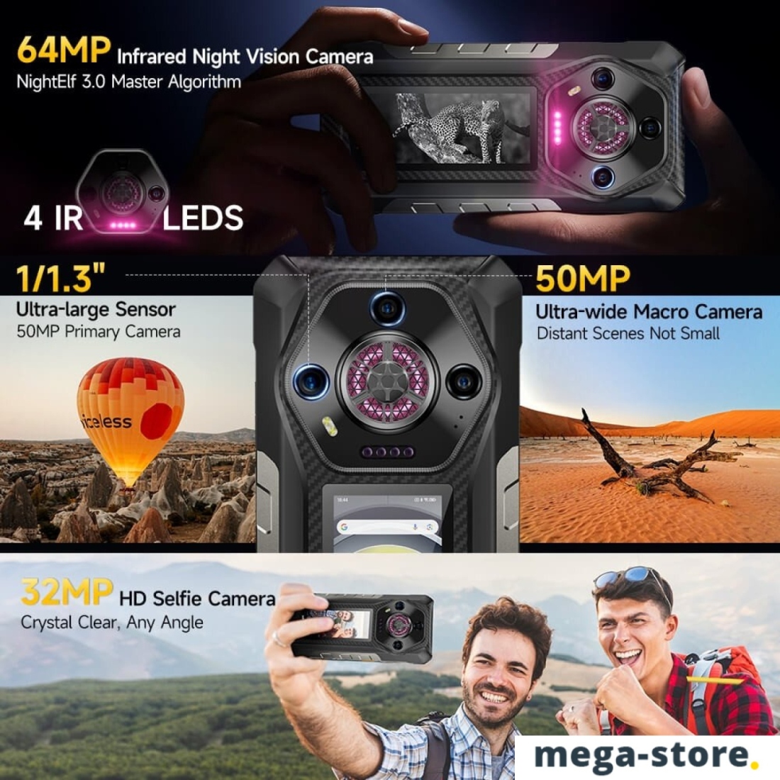 Телефон Ulefone Armor 30 Pro 16GB/512GB (черный)