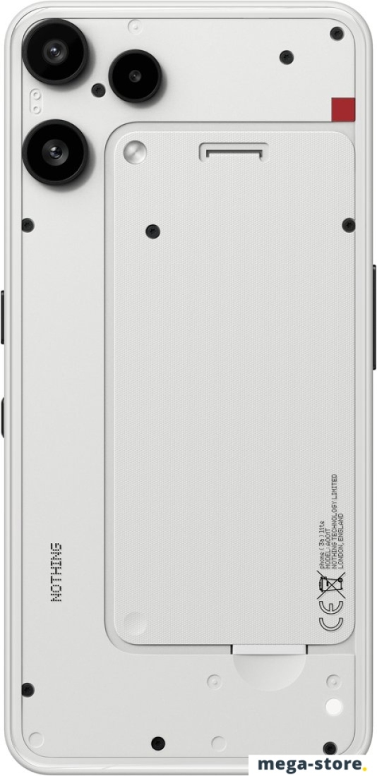 Телефон Nothing Phone (3a) Lite eSIM 8GB/128GB (белый)