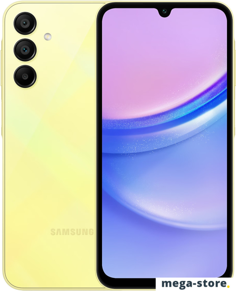 Купить Смартфон Samsung Galaxy A15 8GB/256GB (желтый, без Samsung Pay) в  магазине mega-store.by