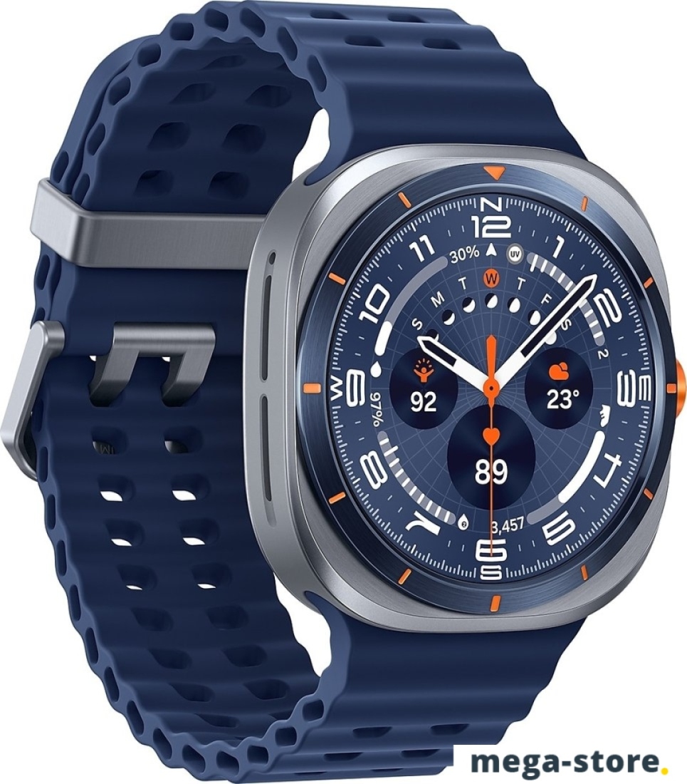 Умные часы Samsung Galaxy Watch Ultra 2025 47 мм LTE (синий титан)