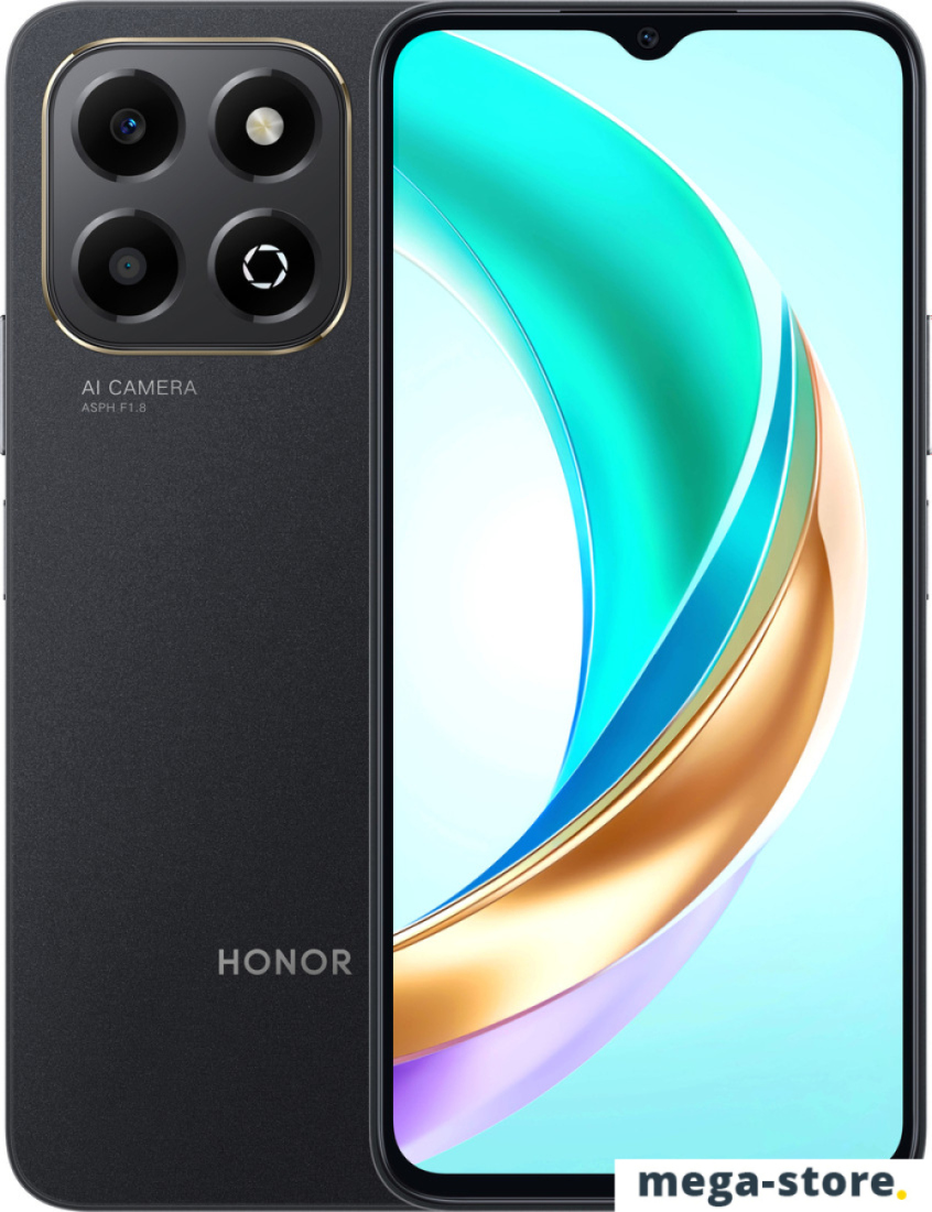 Смартфон HONOR X6b 4GB/128GB международная версия (полночный черный)