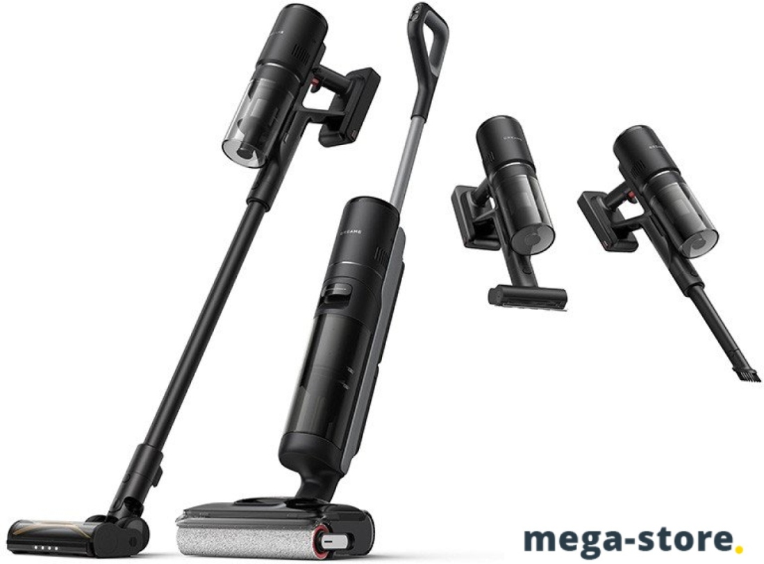Пылесос Dreame H12 Dual FlexReach Wet and Dry Vacuum HHV31A (евровилка, черный)