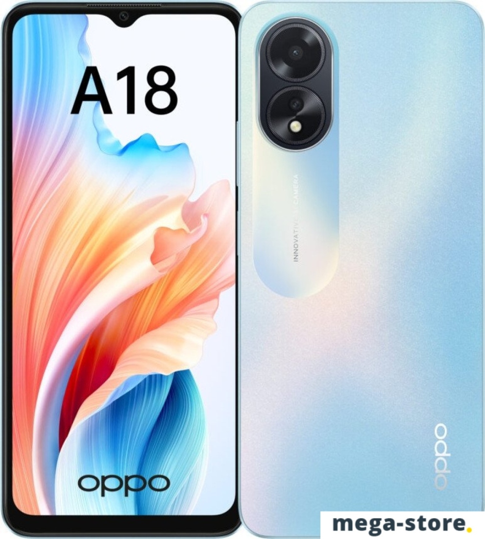 Смартфон Oppo A18 CPH2591 4GB/128GB международная версия (голубой)