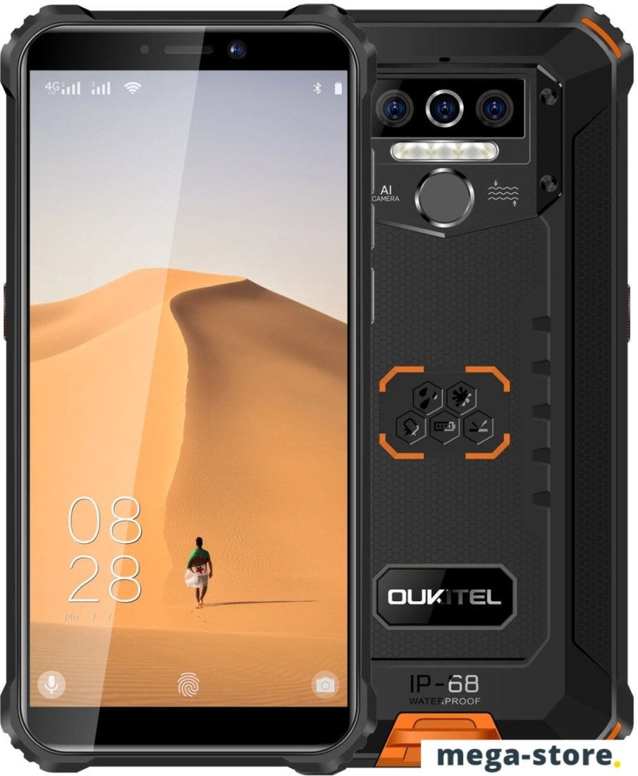 Смартфон Oukitel WP5 3GB/32GB (оранжевый)