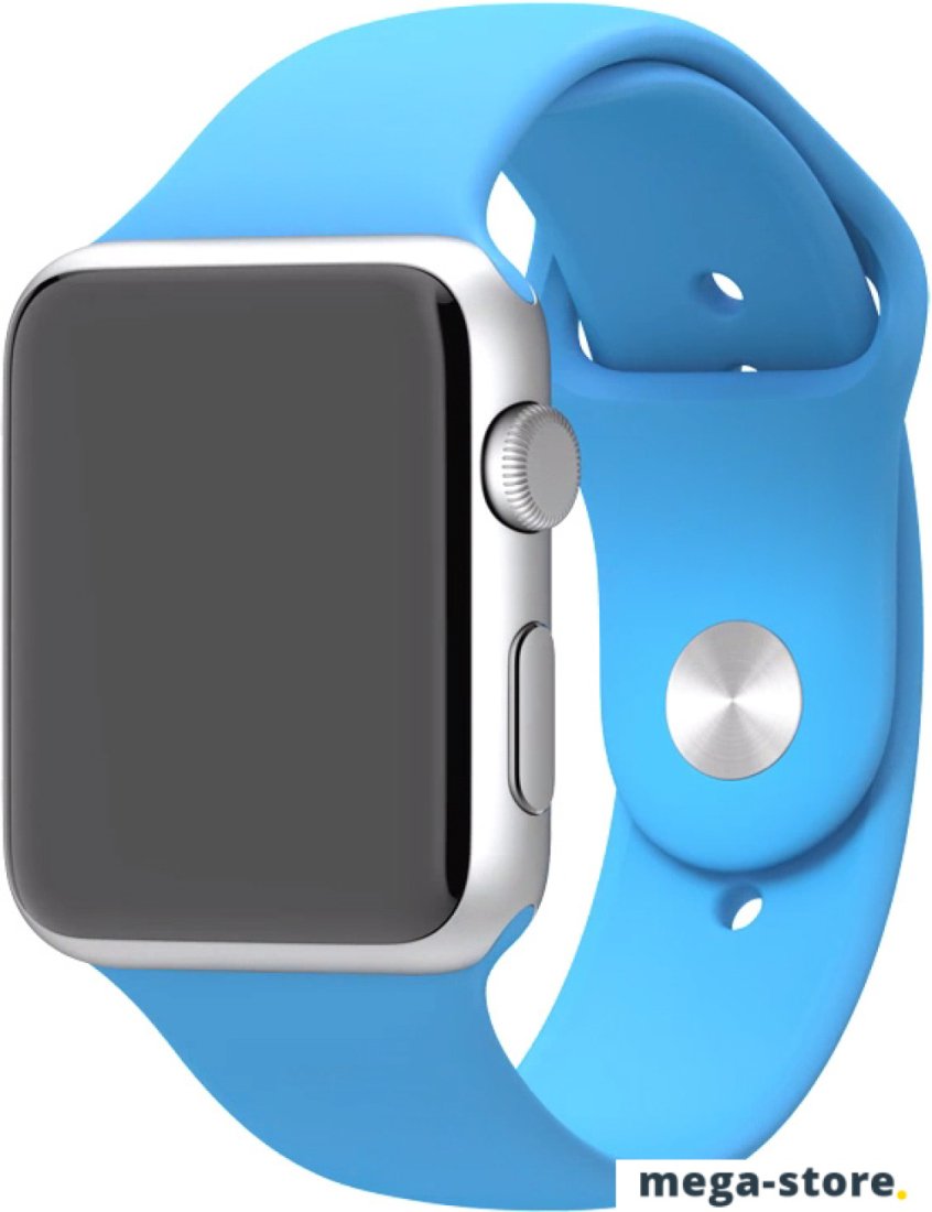 Умные часы Apple Watch Sport 42mm Silver with Blue Sport Band (MJ3Q2)
