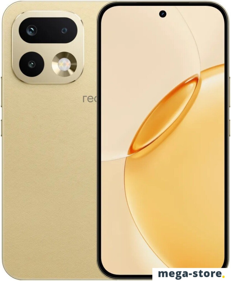 Телефон Realme 16 Pro 5G 8GB/128GB индийская версия (золотистый)