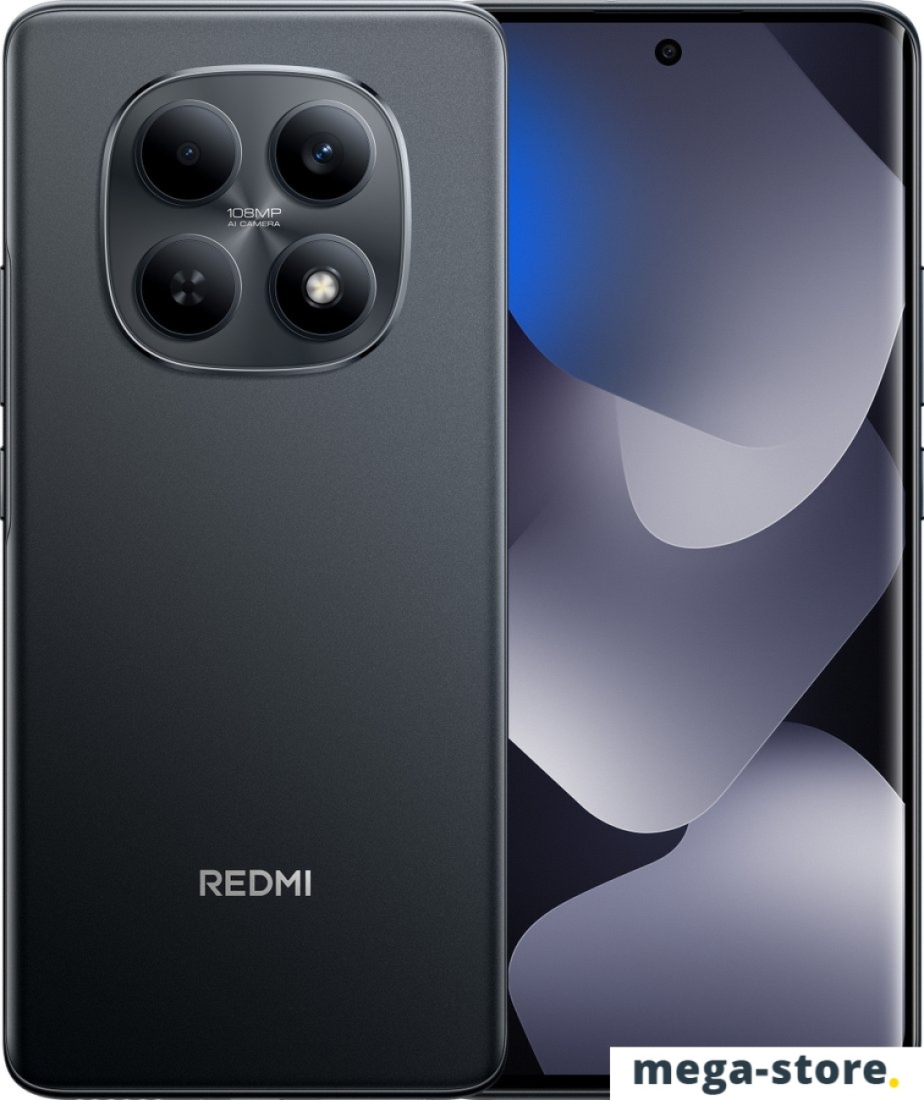 Телефон Xiaomi Redmi Note 15 8GB/128GB без NFC международная версия (черный)