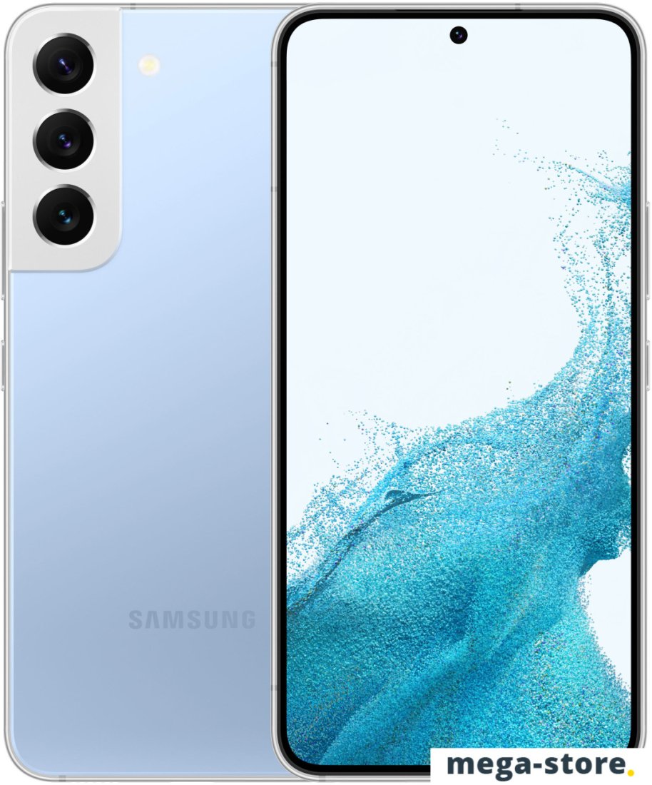 Смартфон Samsung Galaxy S22 5G SM-S901B/DS 8GB/128GB (голубой)