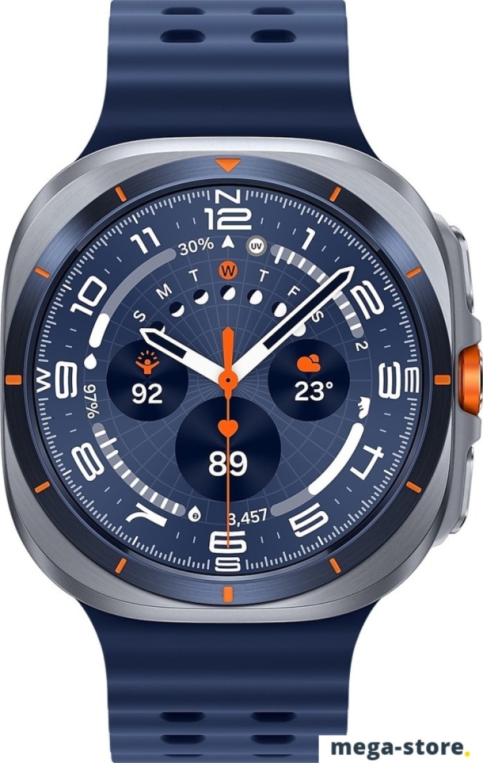 Умные часы Samsung Galaxy Watch Ultra 2025 47 мм LTE (синий титан)