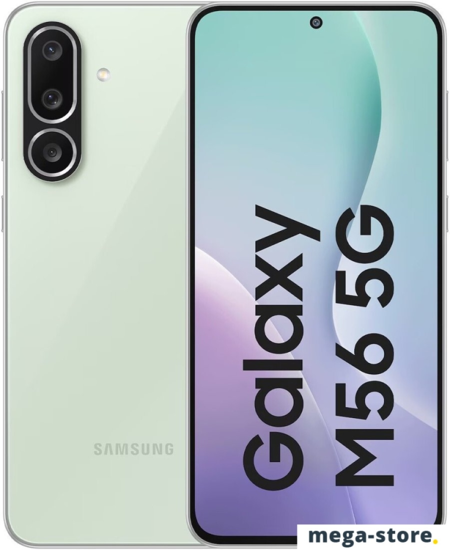 Телефон Samsung Galaxy M56 5G SM-M566B 8GB/128GB (светло-зеленый)