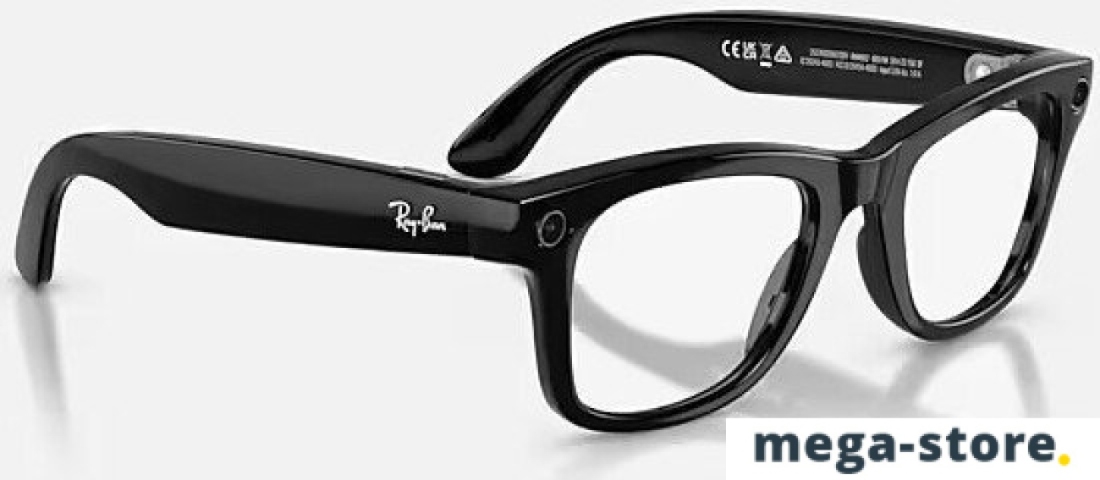 Умные очки Ray-Ban Meta Wayfarer Gen 2 RW4012 (large, черный глянцевый/прозрачный/графитовый зеленый)