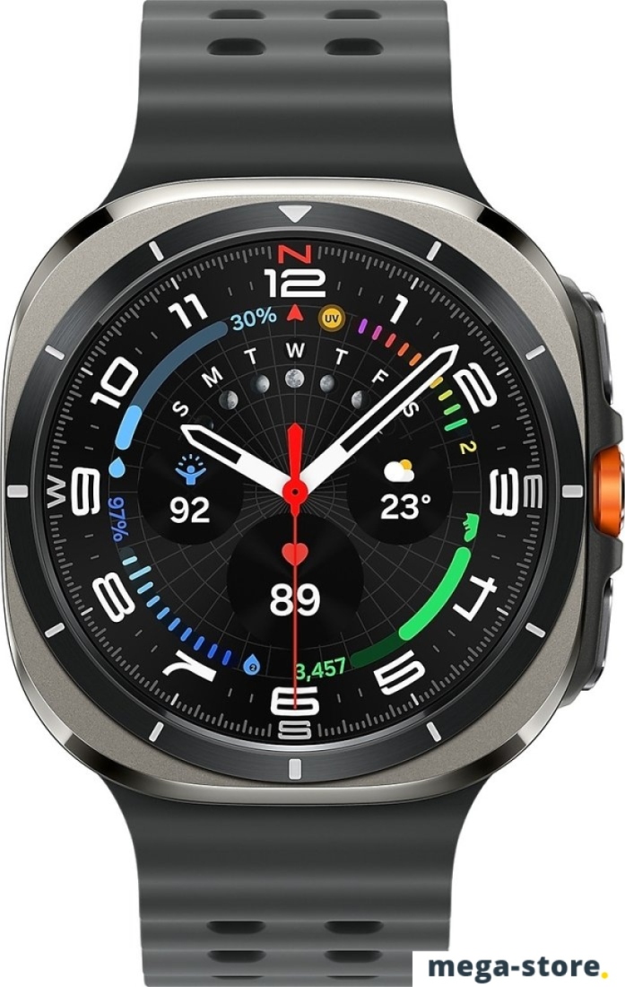 Умные часы Samsung Galaxy Watch Ultra 2025 47 мм LTE (серый титан)
