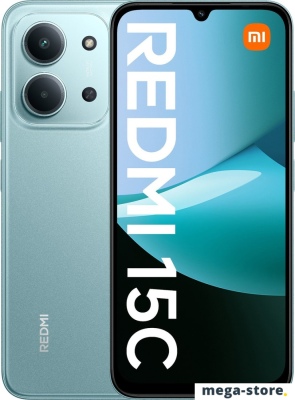 Телефон Xiaomi Redmi 15C 4G 4GB/128GB европейская версия (зеленый)
