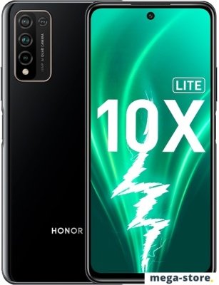 Смартфон HONOR 10X Lite DNN-LX9 4GB/128GB (полночный черный)
