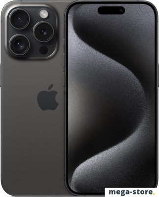 Смартфон Apple iPhone 15 Pro 1TB (черный титан)