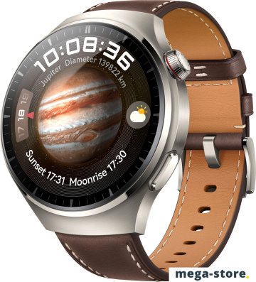 Умные часы Huawei Watch 4 Pro (с кожаным ремешком)