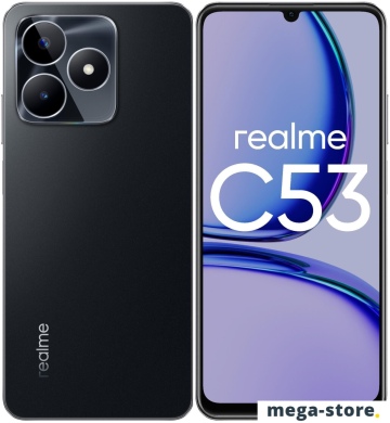 Смартфон Realme C53 RMX3760 8GB/256GB международная версия (глубокий черный)