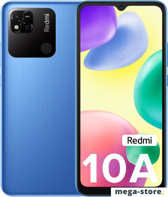 Смартфон Xiaomi Redmi 10A 4GB/64GB индийская версия (синий)