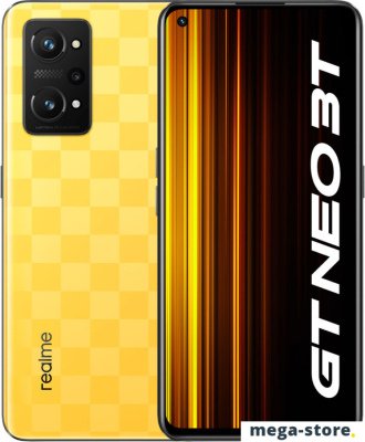 Смартфон Realme GT Neo 3T 80W 8GB/128GB индийская версия (желтый)