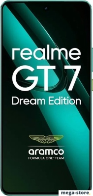 Телефон Realme GT7 Dream Edition RMX5061 16GB/512GB международная версия (Aston Martin зеленый)
