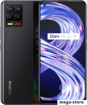 Смартфон Realme 8 6GB/128GB (кибер черный)