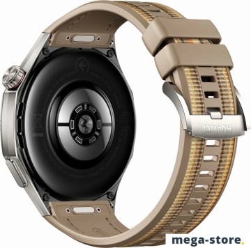 Умные часы Huawei Watch GT 6 Pro 46 мм (серебристый, с коричневым плетеным ремешком, международная версия)