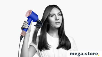 Фен Dyson HD07 Supersonic 460555-01 (синие румяна)