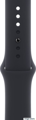 Умные часы Apple Watch Series 9 45 мм (алюминиевый корпус, полуночный/полуночный, спортивный силиконовый ремешок M/L)