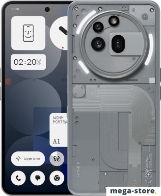 Телефон Nothing Phone (3a) Pro 12GB/256GB (серый)