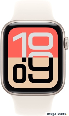 Умные часы Apple Watch SE 3 LTE 40 мм (алюминиевый корпус, звездный свет/звездный свет, спортивный силиконовый ремешок M/L)