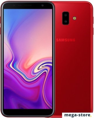 Смартфон Samsung Galaxy J6+ 3GB/32GB (красный)